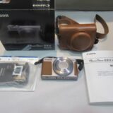 ◆Canon キャノン デジタルカメラ G9X MarkⅡ 箱・付属品付き　お譲り頂きました！
