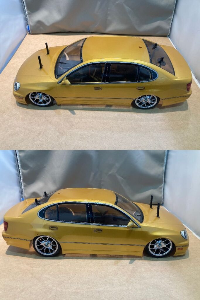 LEXUS GS400 アリスト 1/10 ラジコン タミヤ ドリフトスペック  
