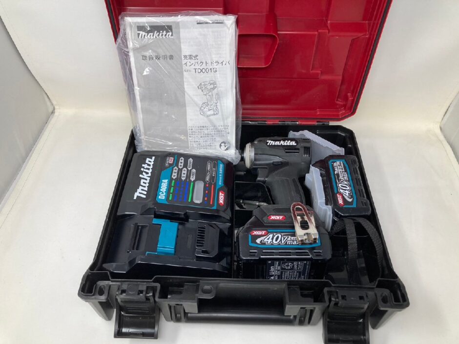 ◇Makita マキタ インパクトドライバー TD001G 40V バッテリー×2,充電  