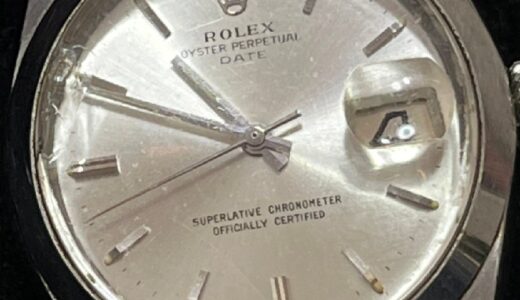 ◆ROLEX ロレックス  自動巻 1500 オイスターパーペチュアルデイト シルバー文字盤 ラウンド メンズ腕時計　お譲りいただきました！
