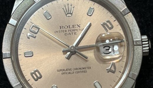 ◆ROLEX ロレックス 腕時計 オイスターパーペチュアルデイト 15210 P番 ギャラ有 箱無し 中古　お買取り価格をお教えします！