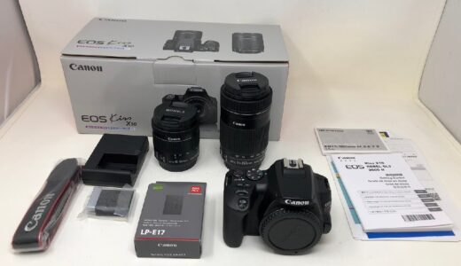◆未使用 Canon キャノン EOS Kiss X10 ダブルズームキット 箱付き デジタル一眼カメラ　お買取価格をお教えします！