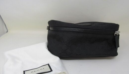 ◆GUCCI グッチ ボディバッグ 黒 449182 バッグ 中古　お買取価格をお教えします！