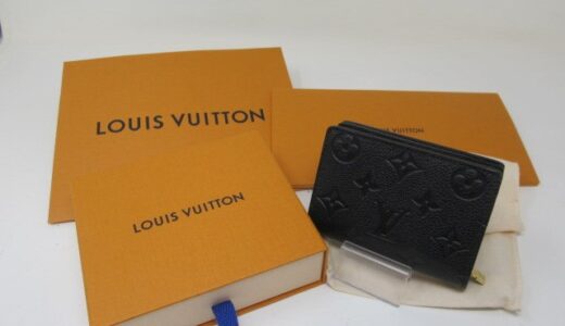 ◆LOUISVITTON ルイヴィトン ポルトフォイユ・クレア M80151 ブラック系 中古　お買取価格をお教えします！