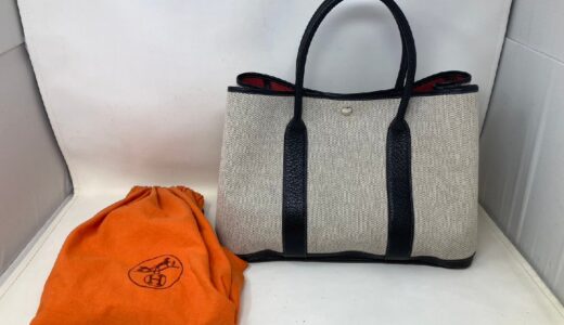 ◆HERMES エルメス ガーデンパーティーPMボルディ トートバッグ 保管袋付き 中古　お買取価格をお教えします！