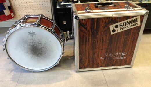 ◆Sonor Signature スネアドラム HLD-581 14x6.5inch ハードケース付き 中古　お買取価格をお教えします！