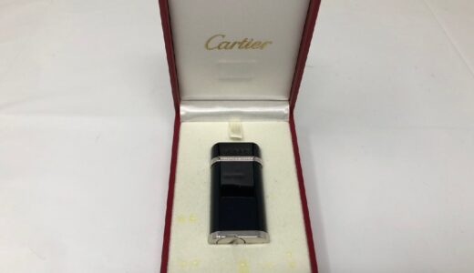 ◆Cartier カルティエ ガスライター 黒付き　中古　お買取価格をお教えします！