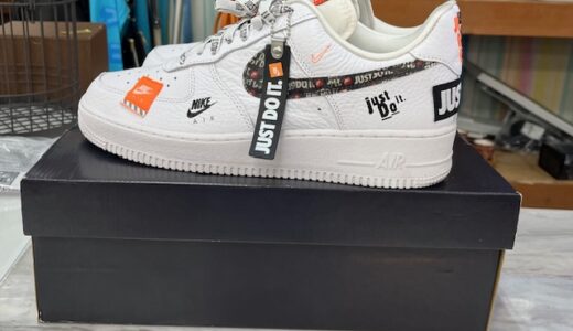 ▽Nike　ナイキ　AIR FORCE1’07　プレミアムJDI　ホワイト　AR7719　スニーカー27.5㎝　箱付き　中古の買取価格をお教えします。