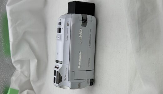 ▽Panasonic　パナソニック　デジタルハイビジョンビデオカメラ　HC-W850M　ホワイトをお譲りいただきました。