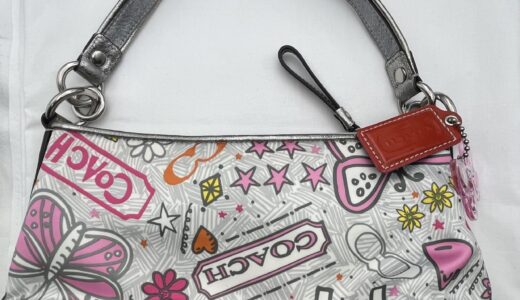 ▽COACH　コーチ　バンダナグラフィティバッグ　F15713　お買取りさせていただきました。