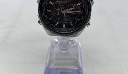 ▽CASIO　カシオ　エディフェスソーラー電波　腕時計　EQS-500DB　お買取りさせていただきました。