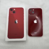 ▽Apple　アップル　iPhone 13/128GB　MLNF3J/A　バッテリー84％　レッド お買取りさせていただきました！