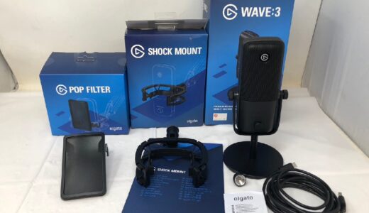 ◆elgato/WAVE/コンデンサマイクセット/SHOCKMOUNT POPFILTER/中古/現状品 お買取りさせていただきました！