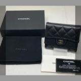 ◆CHANEL/シャネル/マトラッセ/キャビアスキン/三つ折り財布/31867922　お買取りさせていただきました！